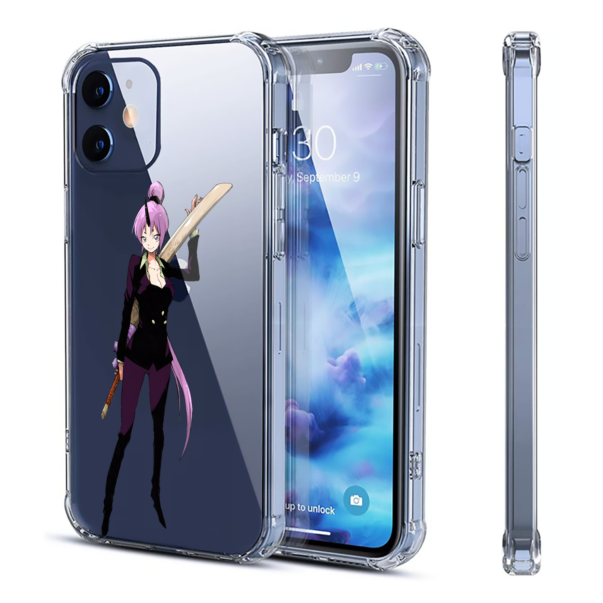 （画像用） 転スラ Regarding Reincarnated to Slime 【iPhone 12シリーズ対応】透明スマホケース（クリアソフトケース）